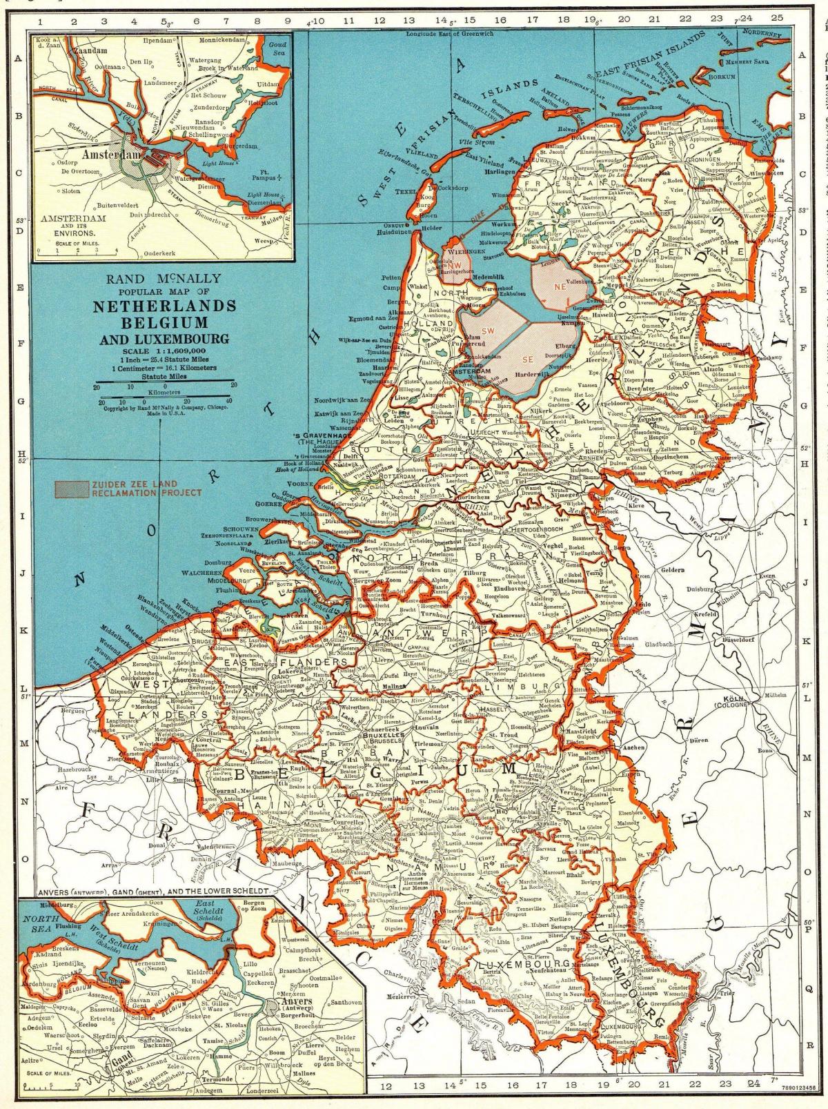 خريطة تاريخية لهولندا