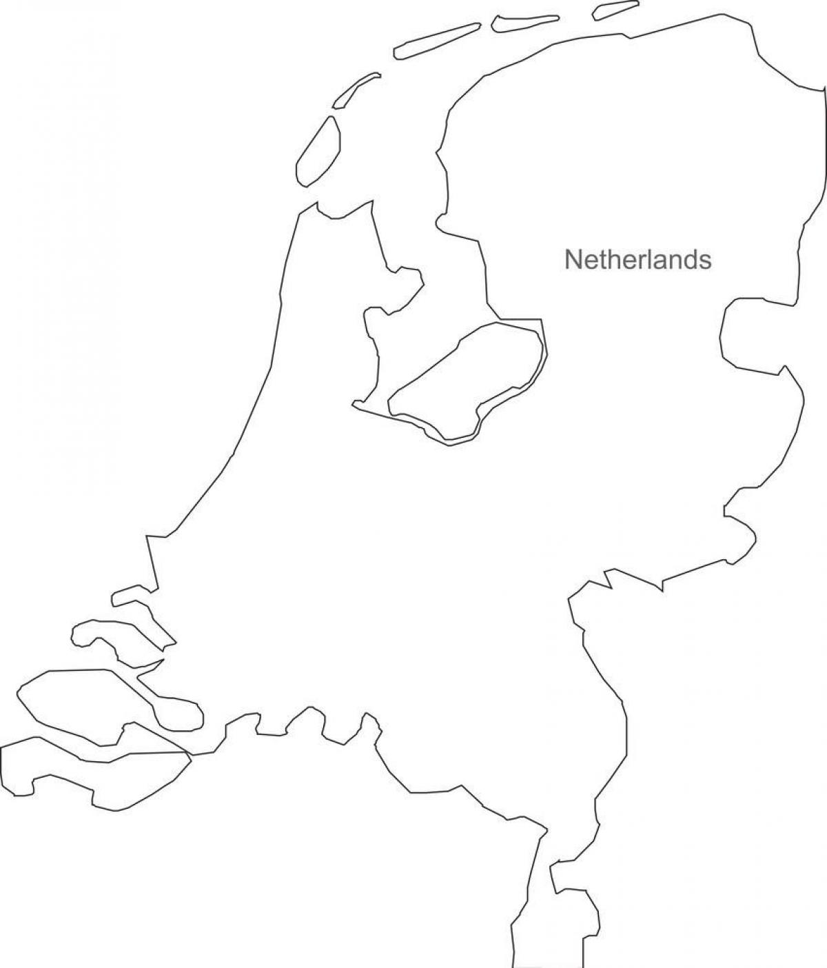 خريطة ملامح هولندا