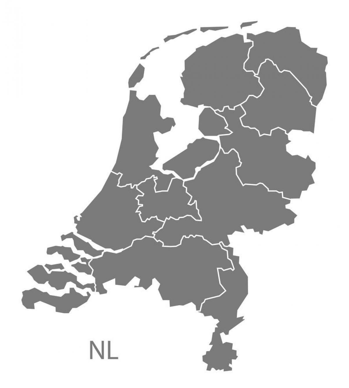 خريطة متجه هولندا