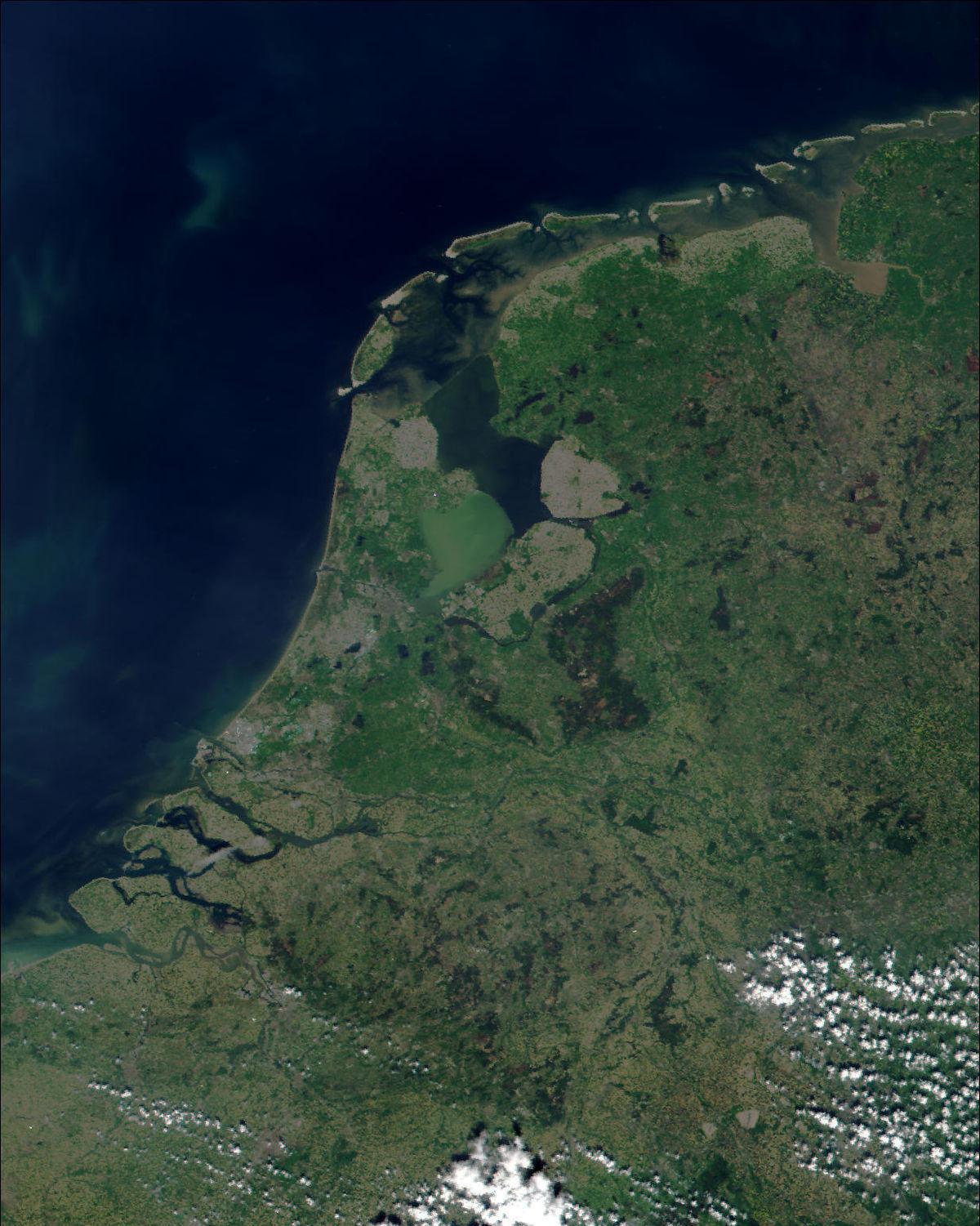 هولندا السماء عرض الخريطة